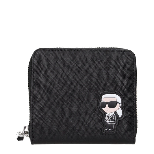 Karl Lagerfeld Coin Purses Women Polyurethane Black