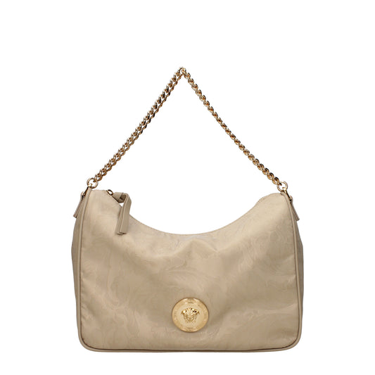 Versace Handbags Women Fabric  Beige/Sand