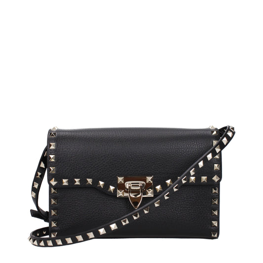 Valentino Garavani Crossbody Bags Women Leather Black