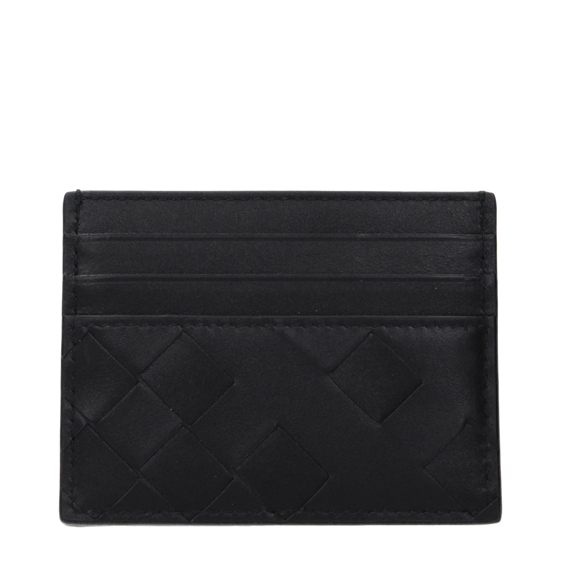 Bottega Veneta Document Holders Men Leather Black