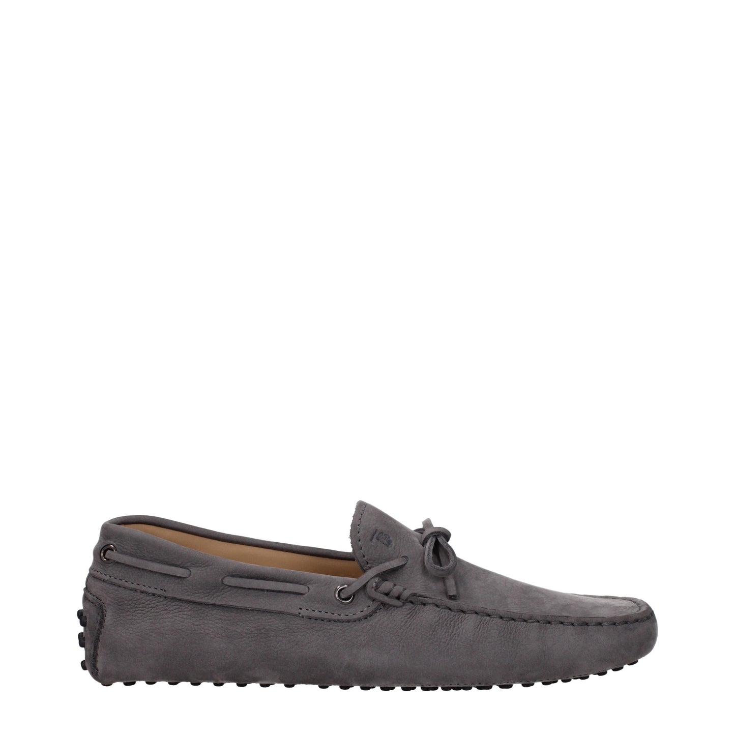 Tod's Men's Loafers in Suede Gray/Stone