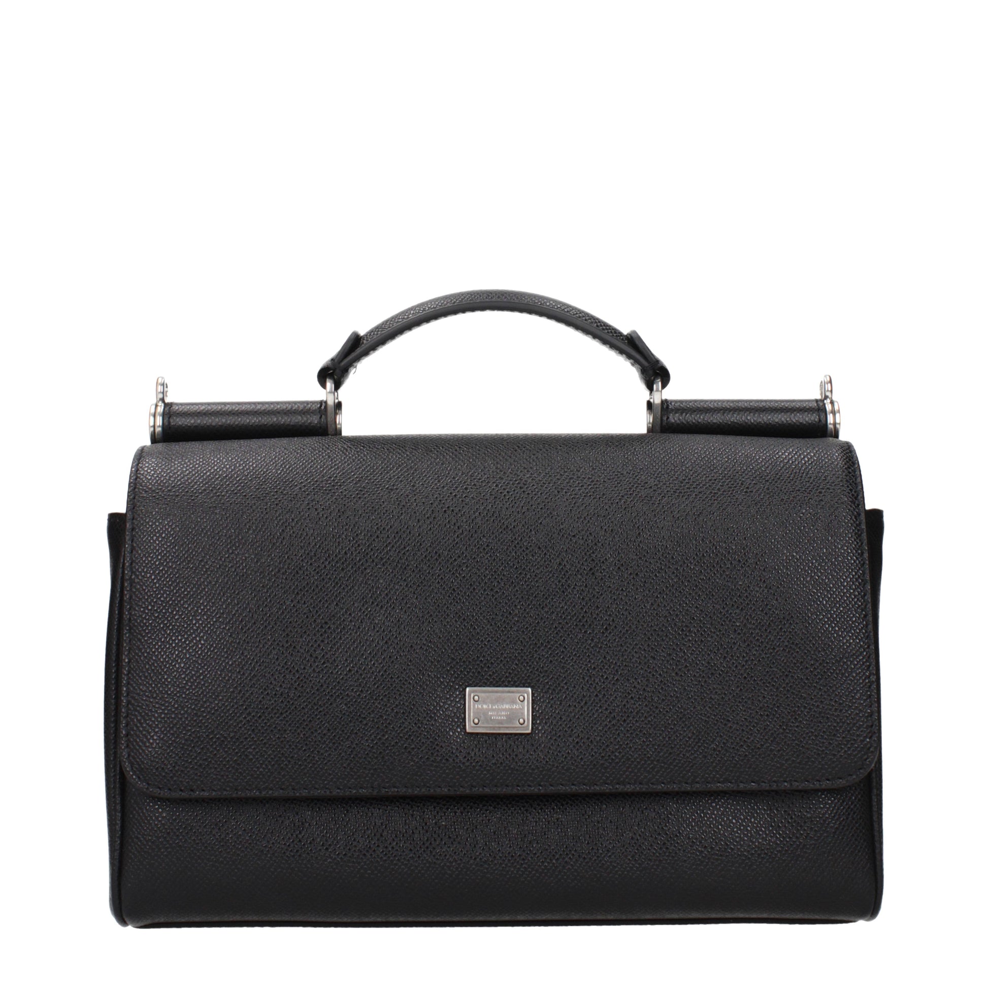 Dolce&Gabbana Handbags Men Leather Black