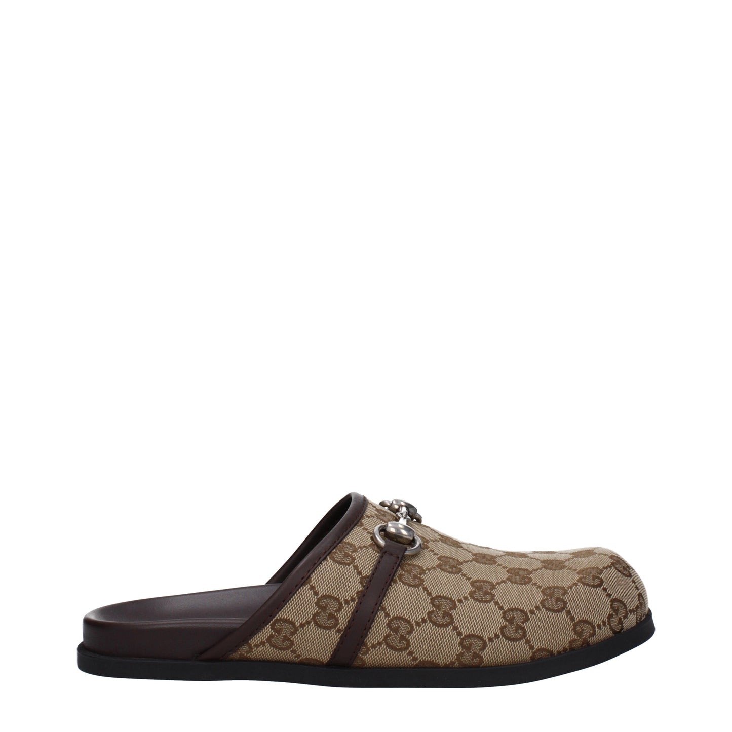 Gucci Sandals & Slippers Men Fabric  Beige/Ebony