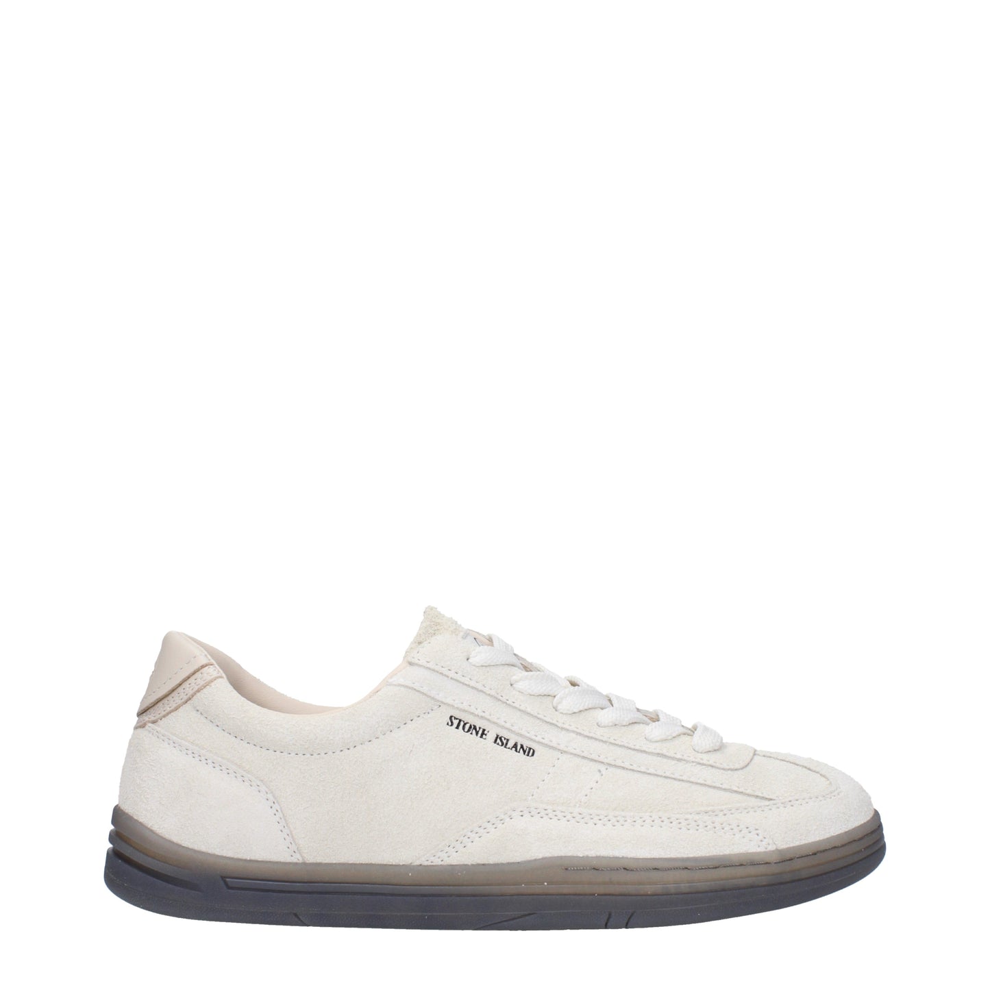 Stone Island Men's Sneakers in Suede Beige/Ecru