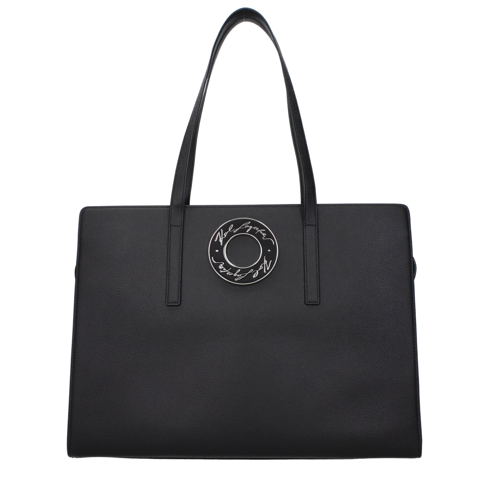 Karl Lagerfeld Shoulder Bags Women Leather Black