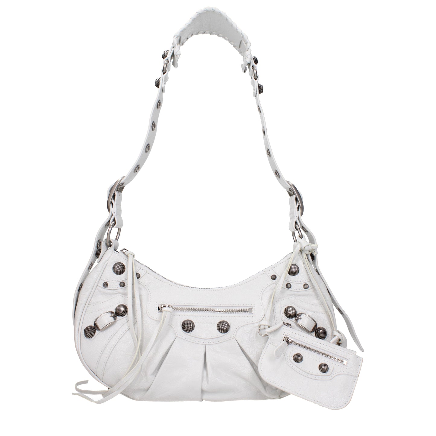 Balenciaga Crossbody Bags Women Leather White