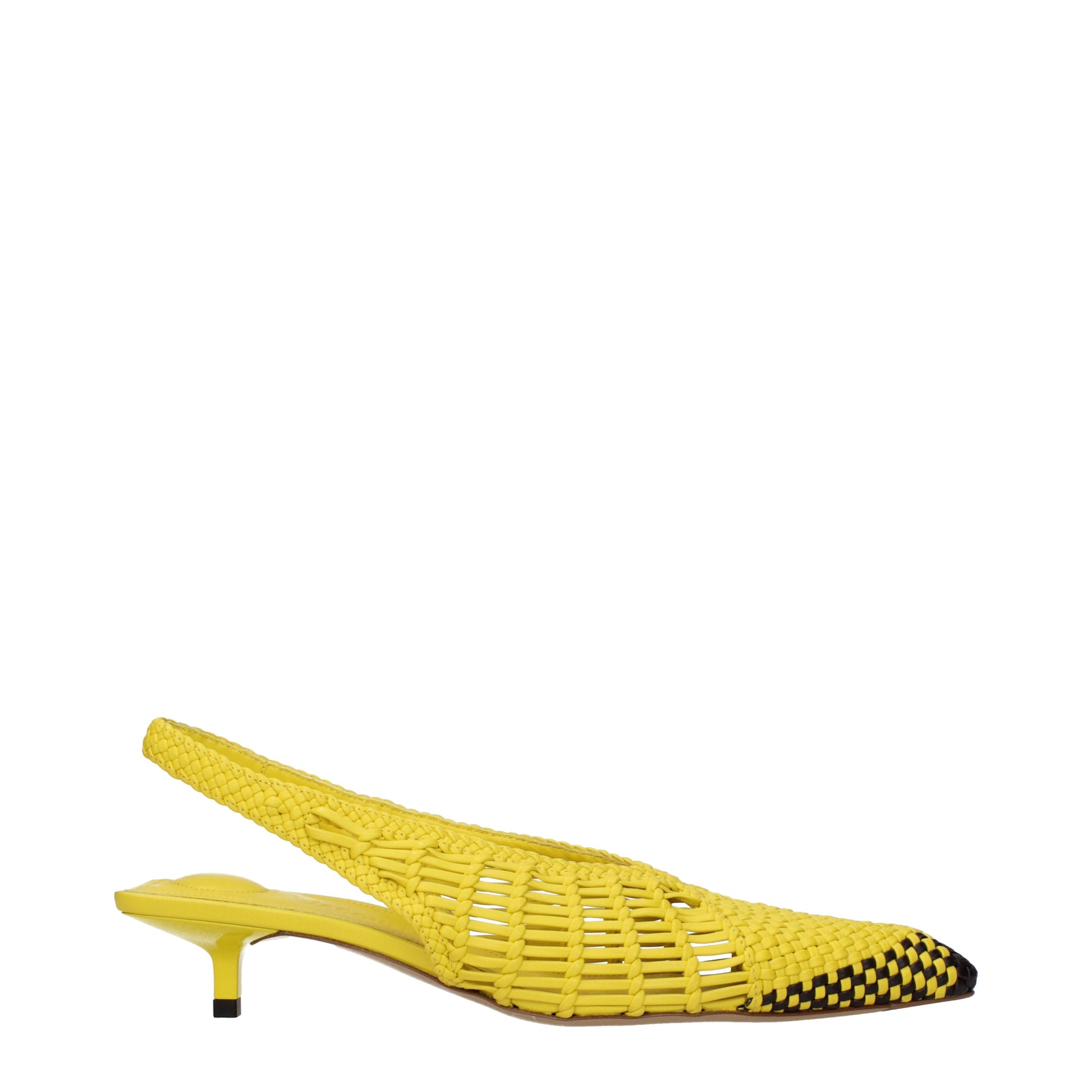 Jacquemus Women's Sandals Leather Yellow