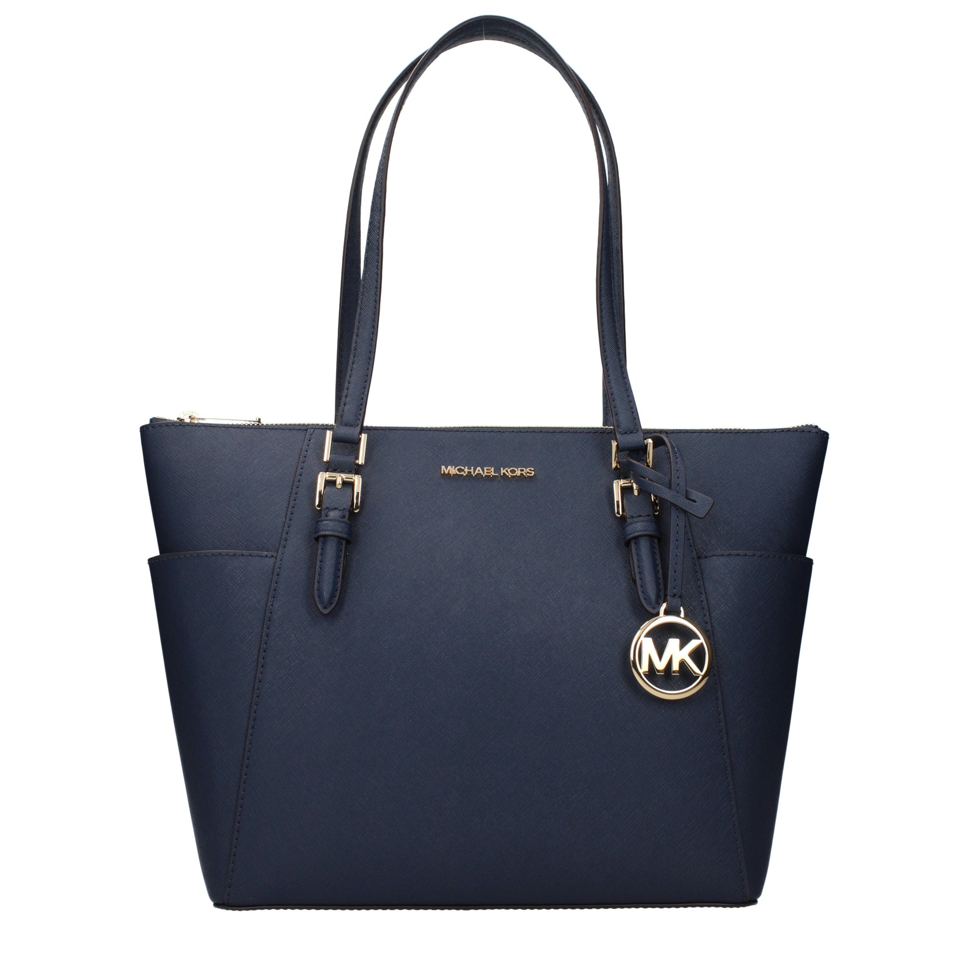 Michael Kors Women's Shoulder Bags Leather Navy
