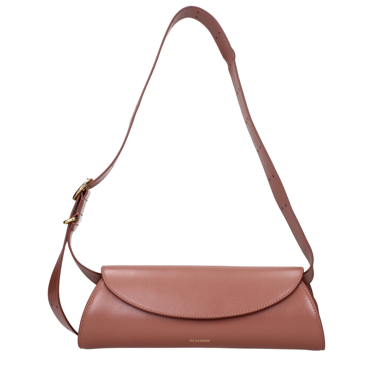 Jil Sander Crossbody Bags Women Leather Pink/Wood