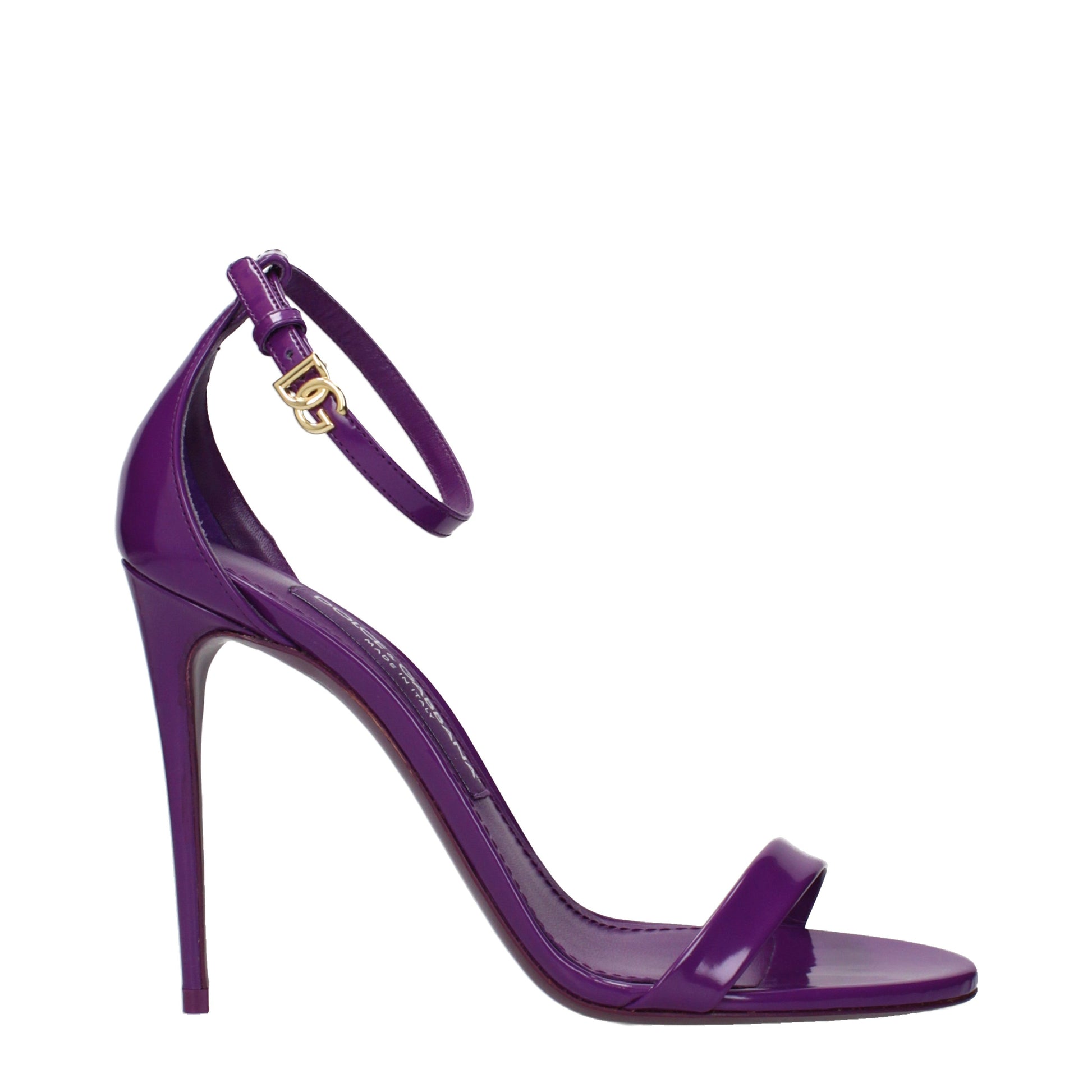 Dolce&Gabbana Sandals Women Leather Violet