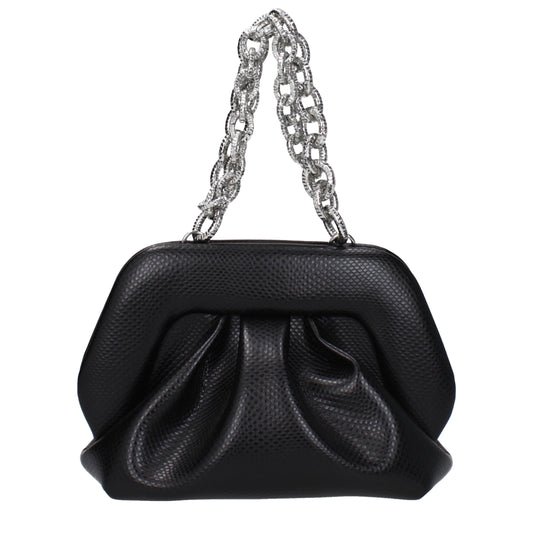 Themoirè Handbags Women Eco Leather Black