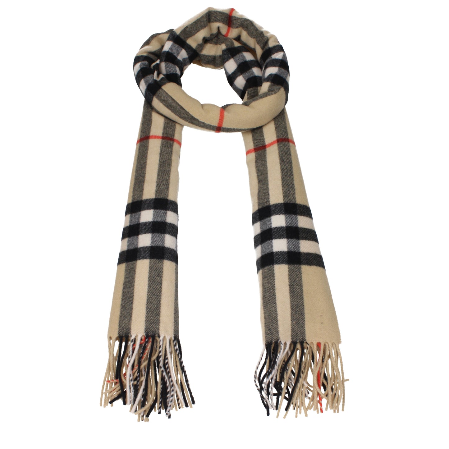 Burberry Scarves Women Cashmere Beige/Sand