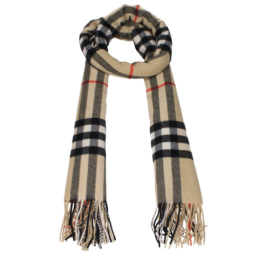 Burberry Scarves Women Cashmere Beige/Sand