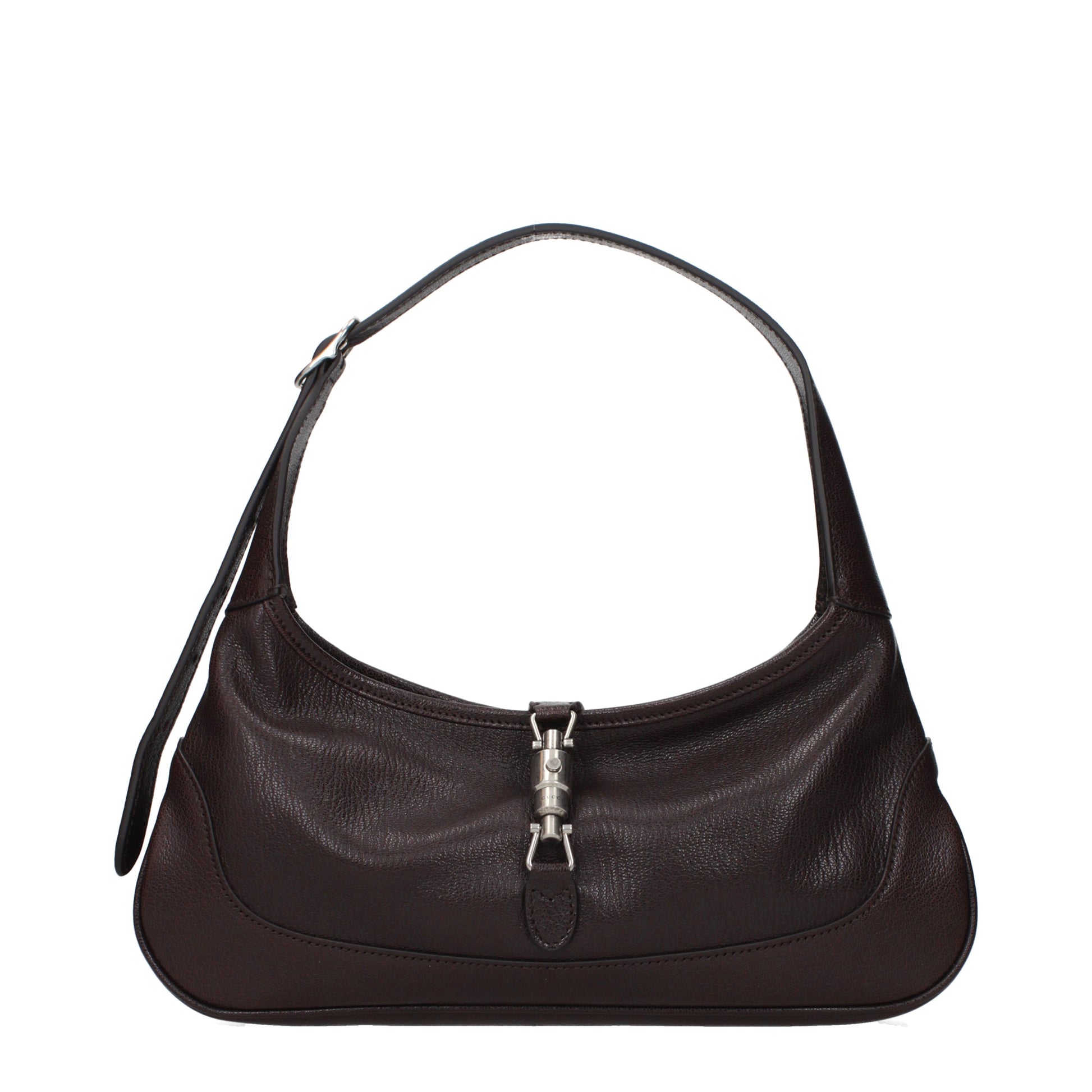 Gucci Shoulder Bags Women Leather Brown/Dark Brown