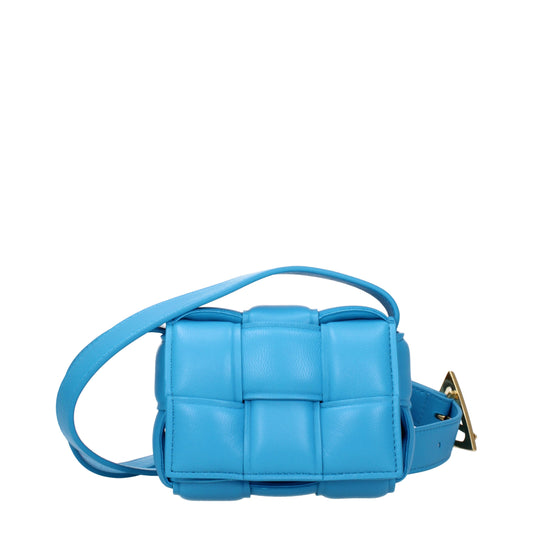 Bottega Veneta Crossbody Bags Women Leather Heavenly/Pool