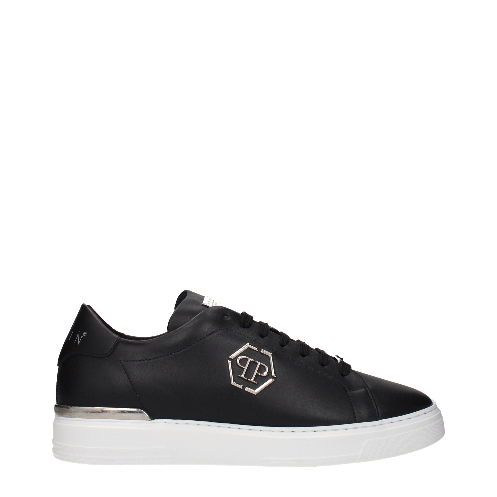 Philipp Plein Sneakers Men Leather Black