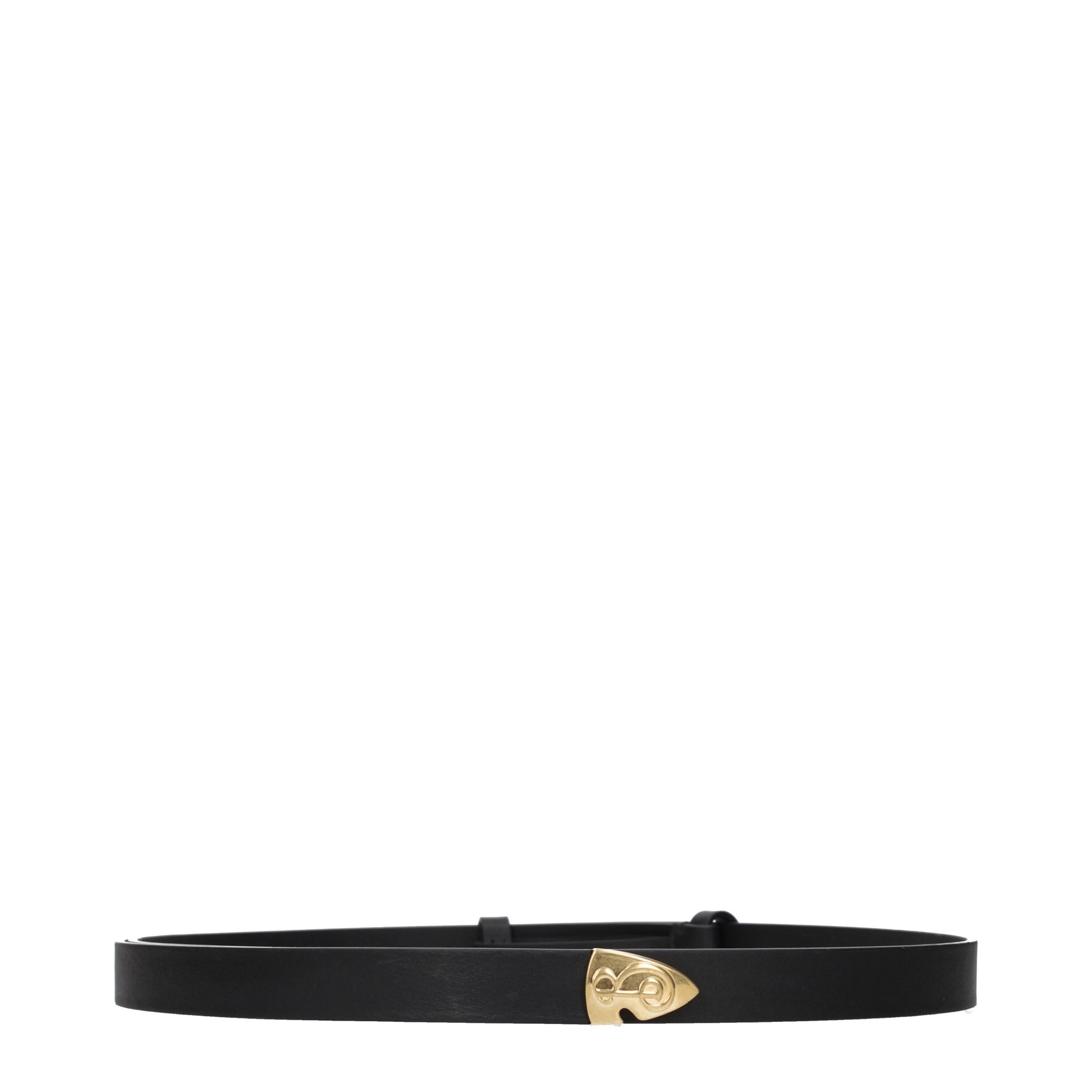 Burberry Belts Women Leather Black