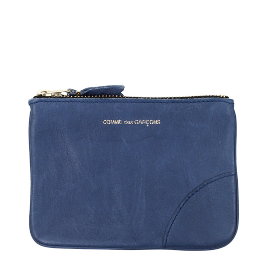 Comme des Garçon Wallets Women Leather Blue/Blue Navy