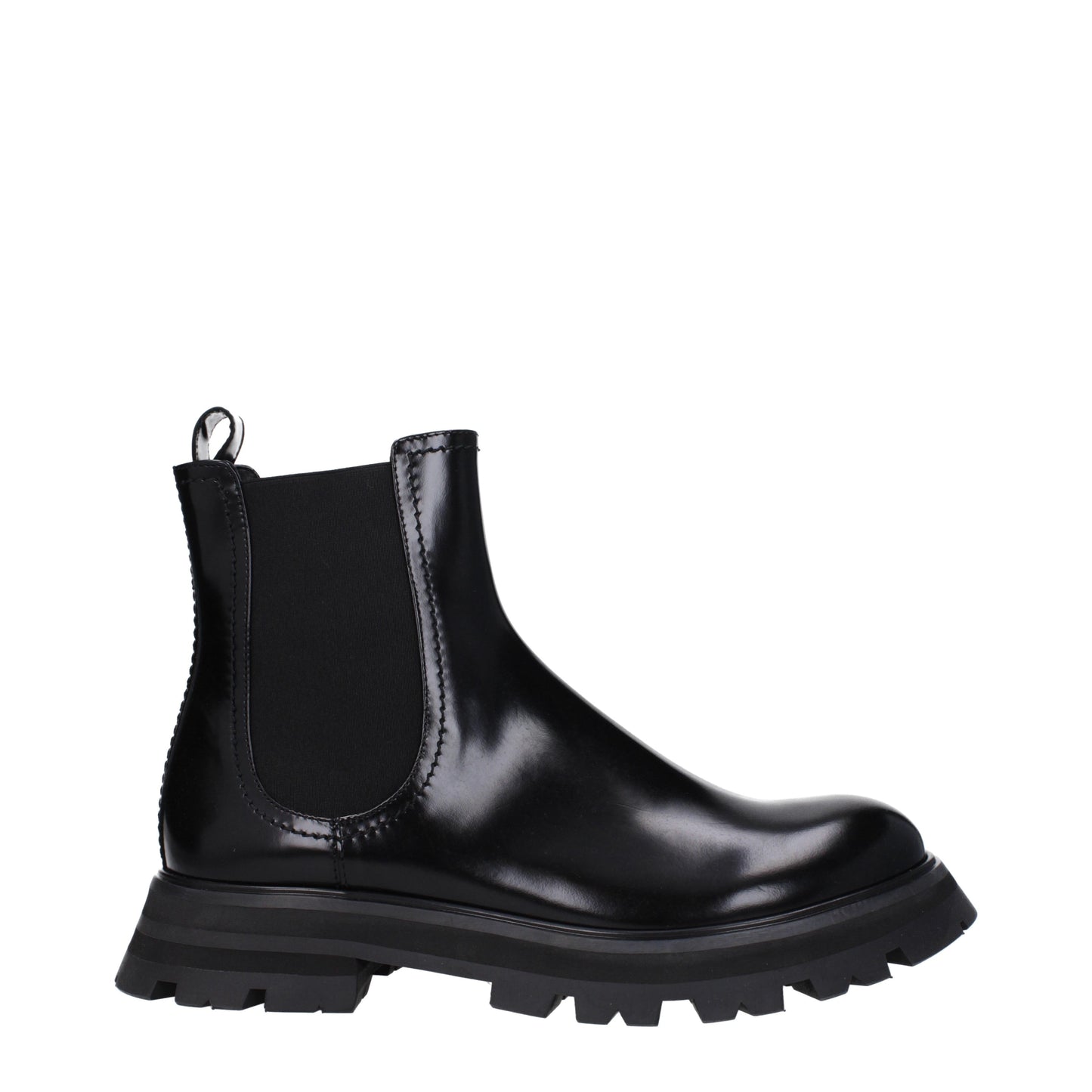 Alexander McQueen Women's Boots in Leather Black