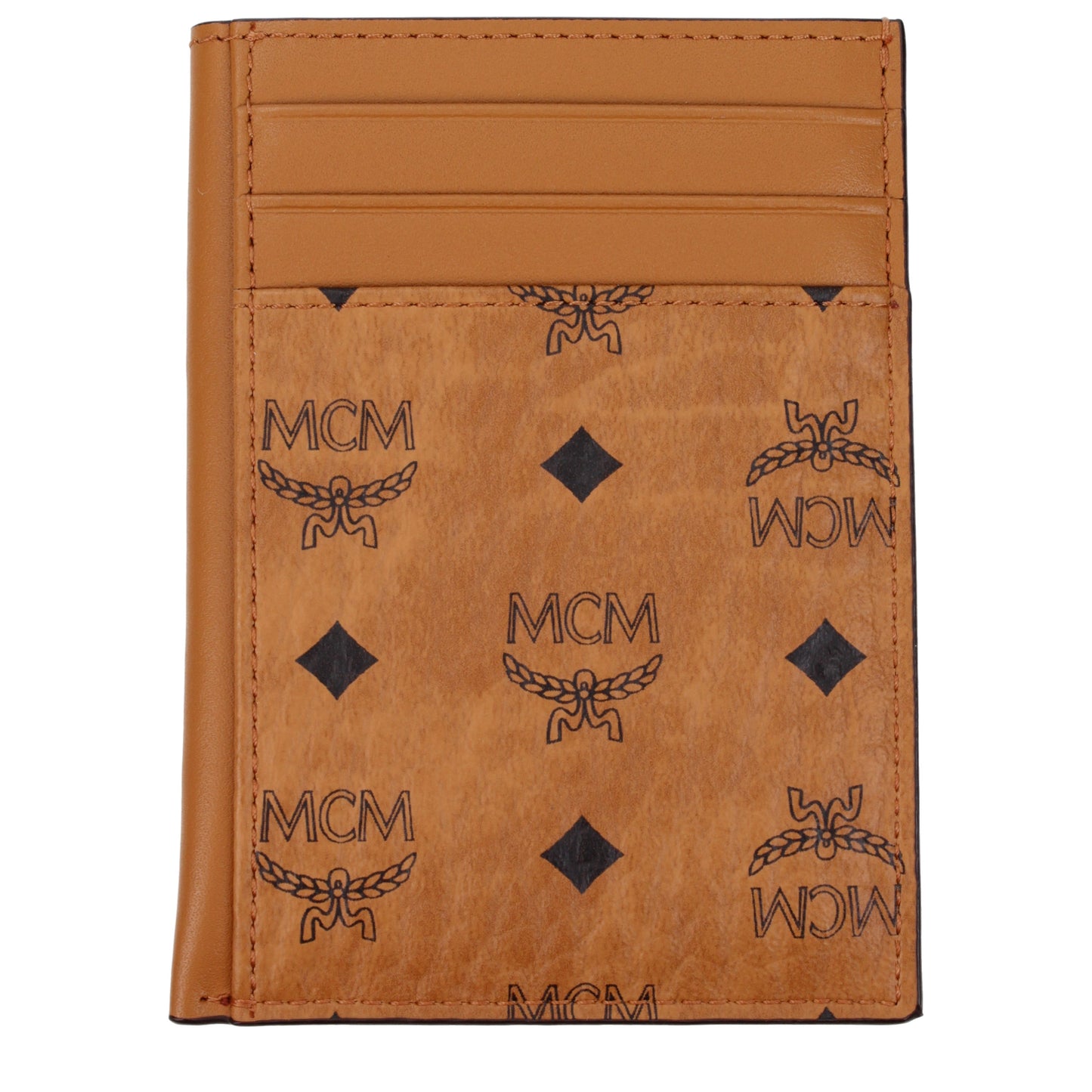 MCM Document Holders Men Leather Brown/Cognac