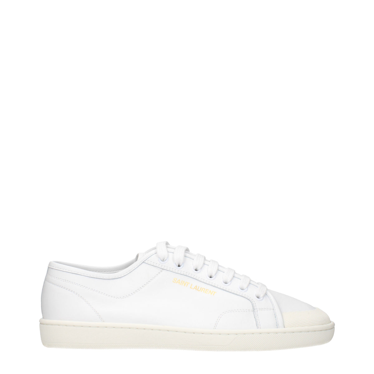 Saint Laurent Sneakers Men Leather White