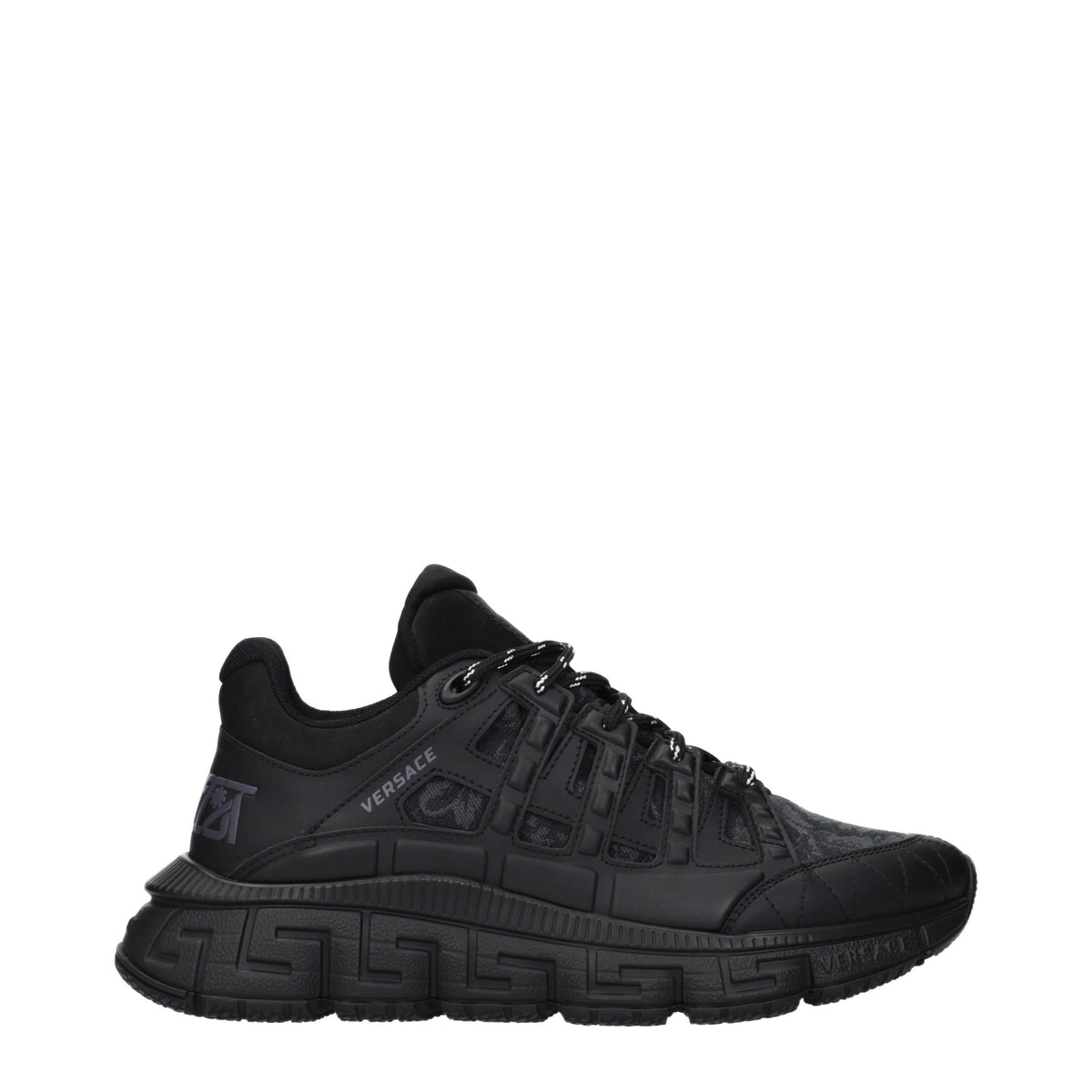 Versace Sneakers Men Fabric  Black/Anthracite