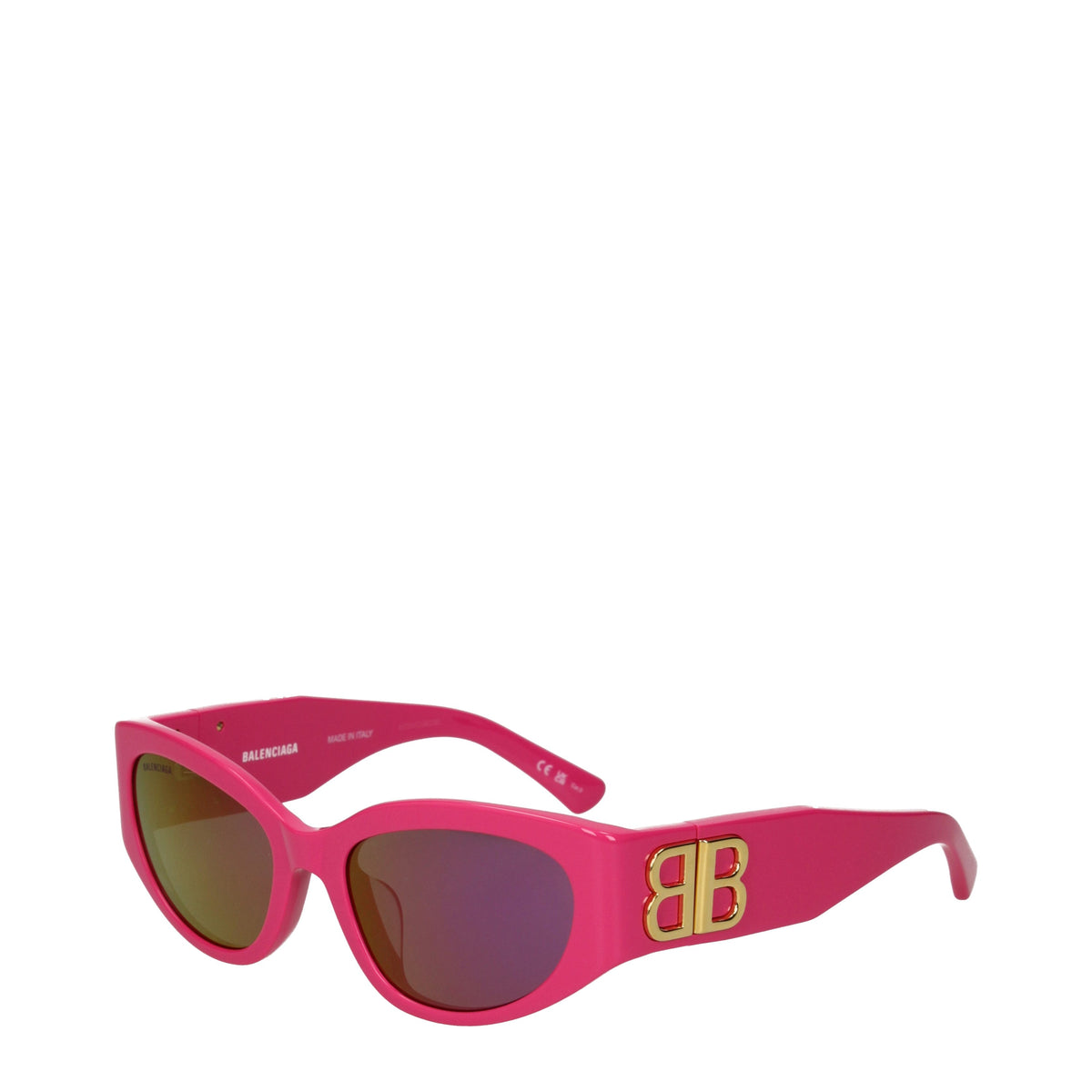 Balenciaga Sunglasses Women Acetate Fuchsia
