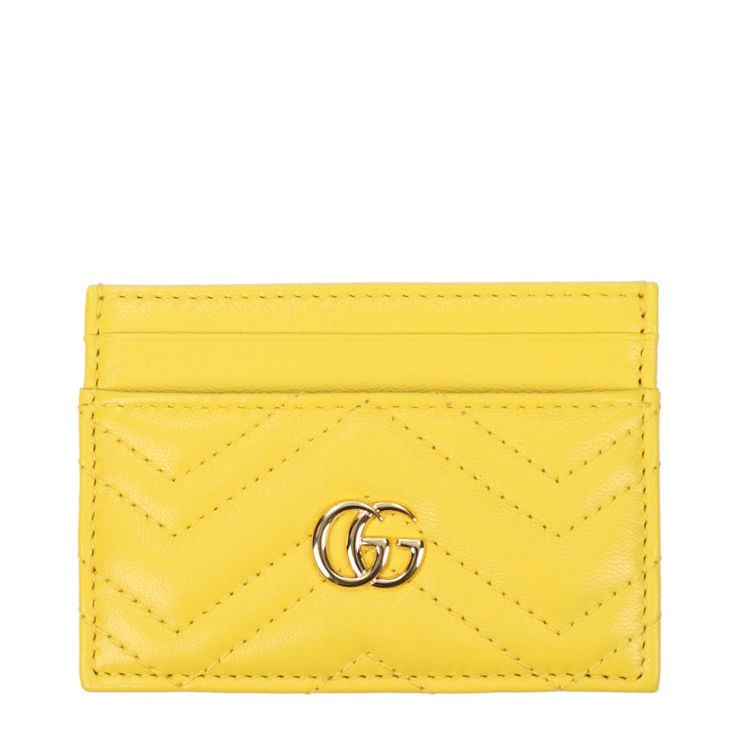 Gucci Document Holders Women Leather Yellow