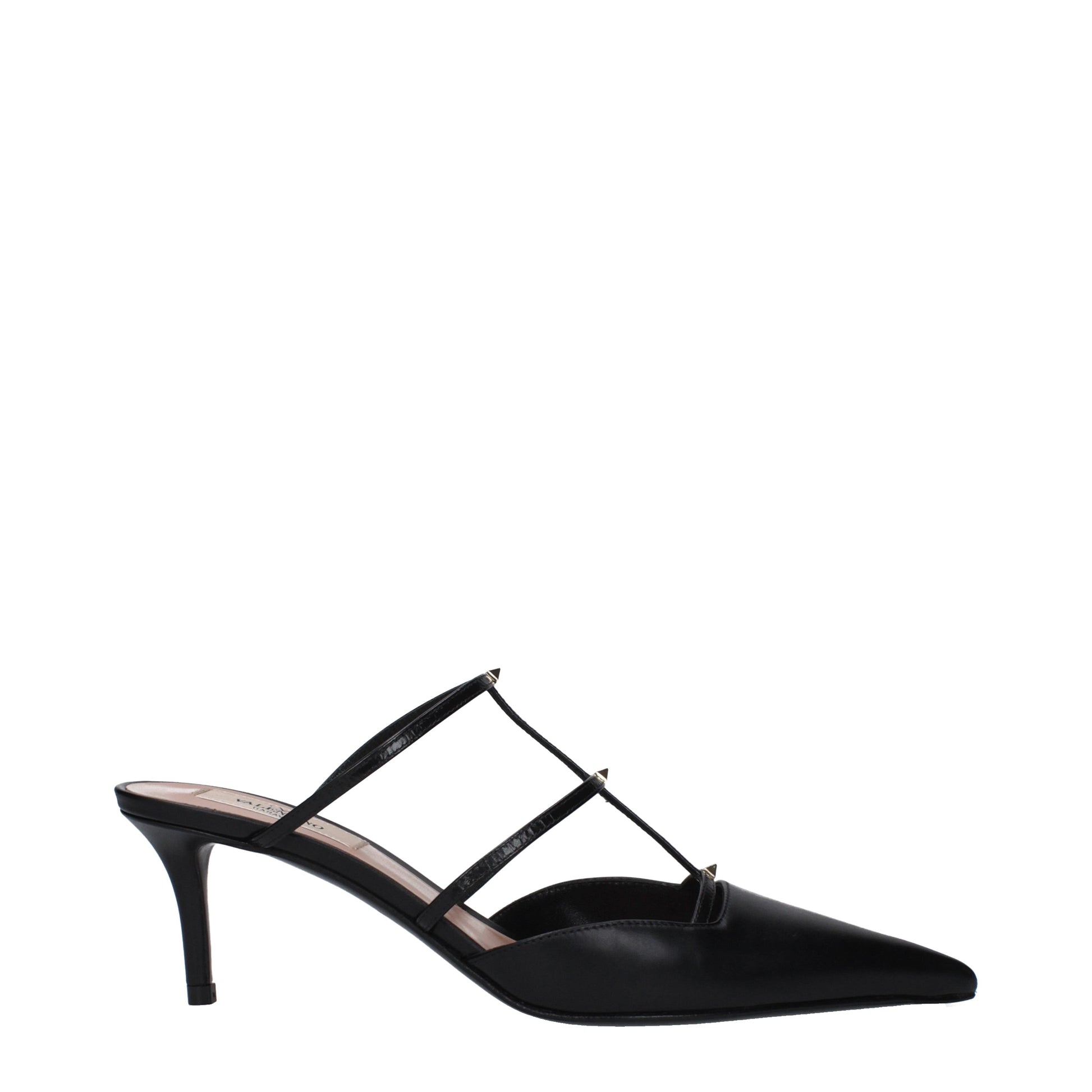 Valentino Garavani Sandals Women Leather Black