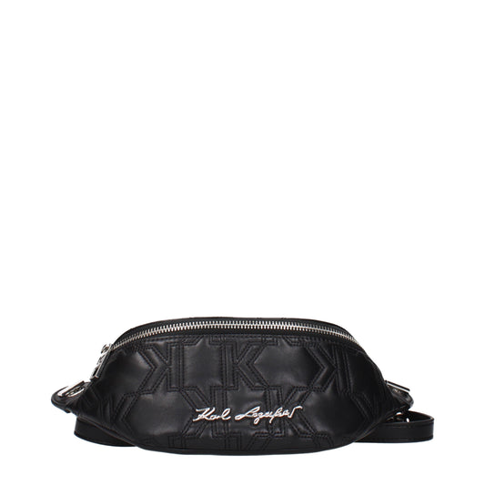 Karl Lagerfeld Backpacks and Bumbags Women Leather Black
