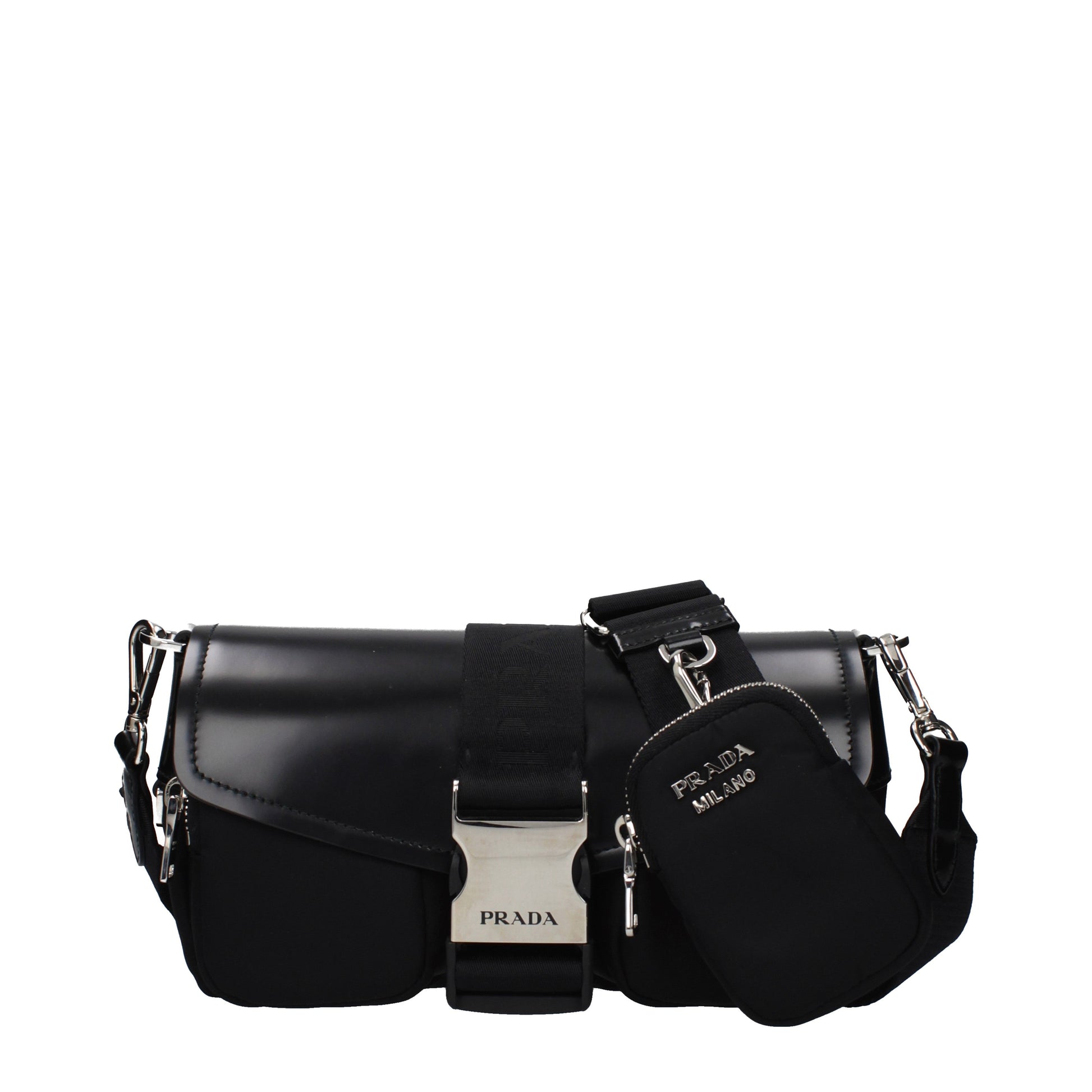 Prada Women's Crossbody Bags Fabric