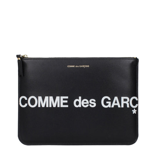 Comme des Garçon Clutches Women Leather Black