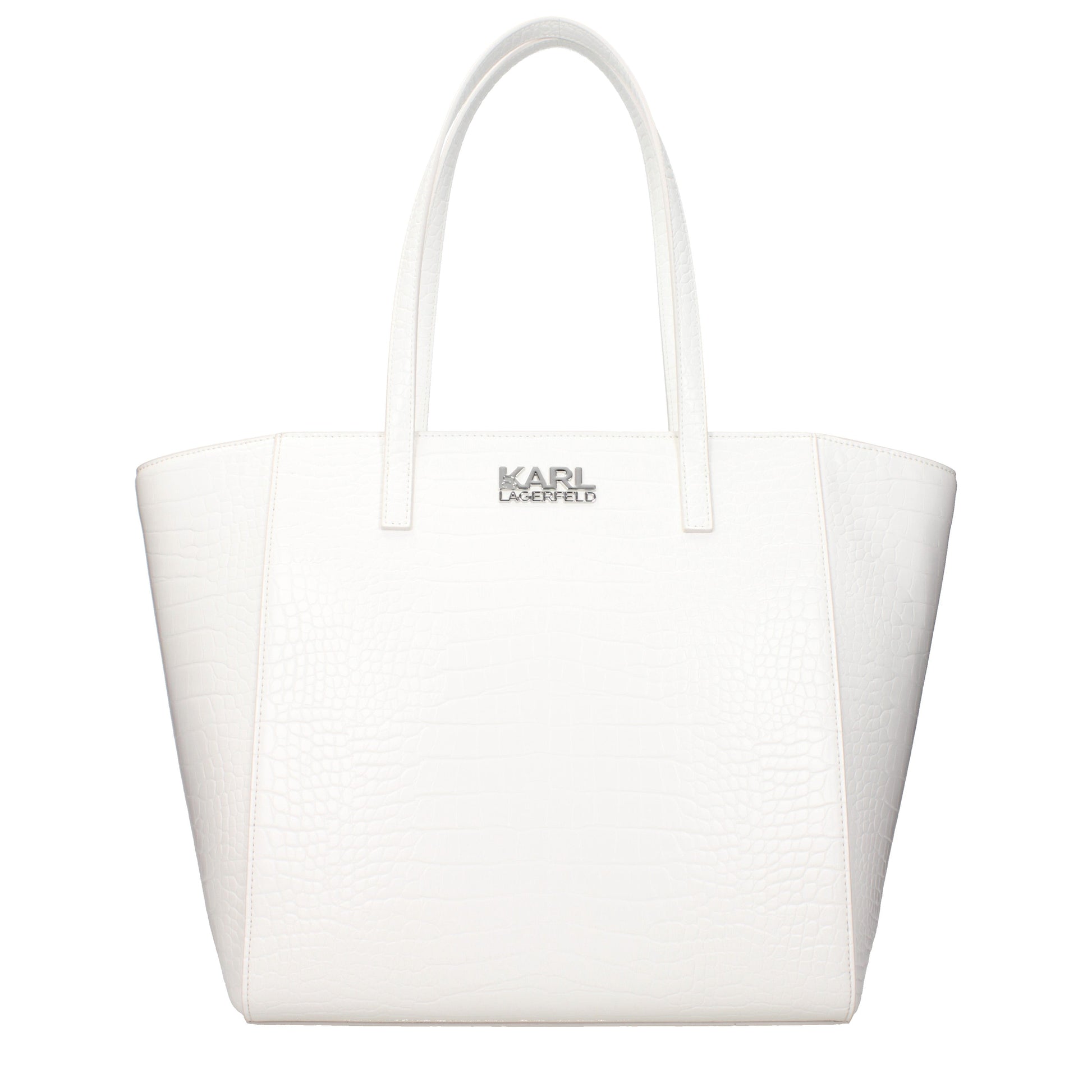 Karl Lagerfeld Shoulder Bags Women Polyurethane White/Off White