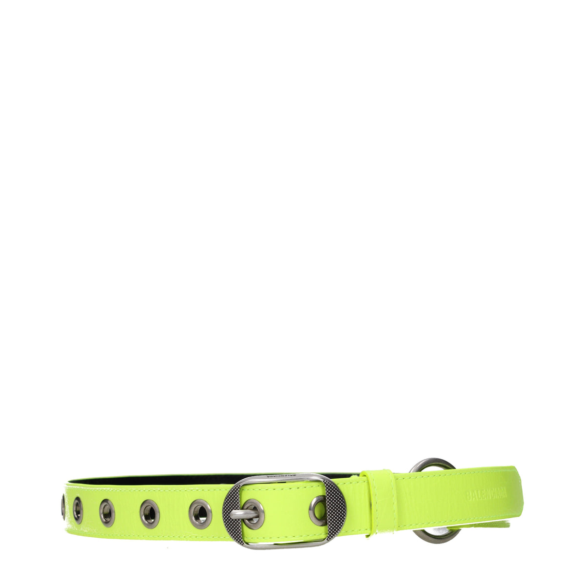Balenciaga Belts Women Leather Yellow/Fluo Yellow