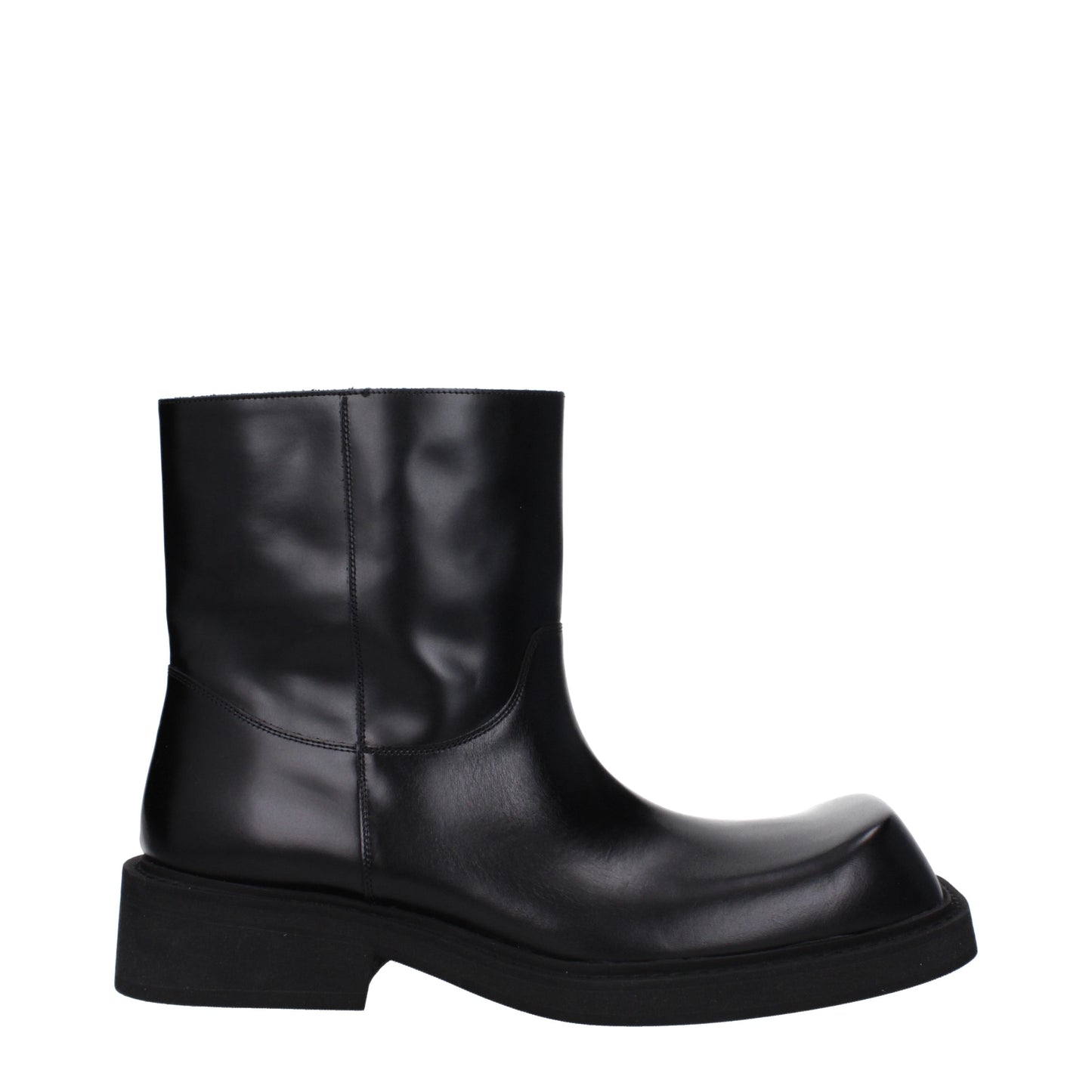 Balenciaga Men's Boots in Leather Black