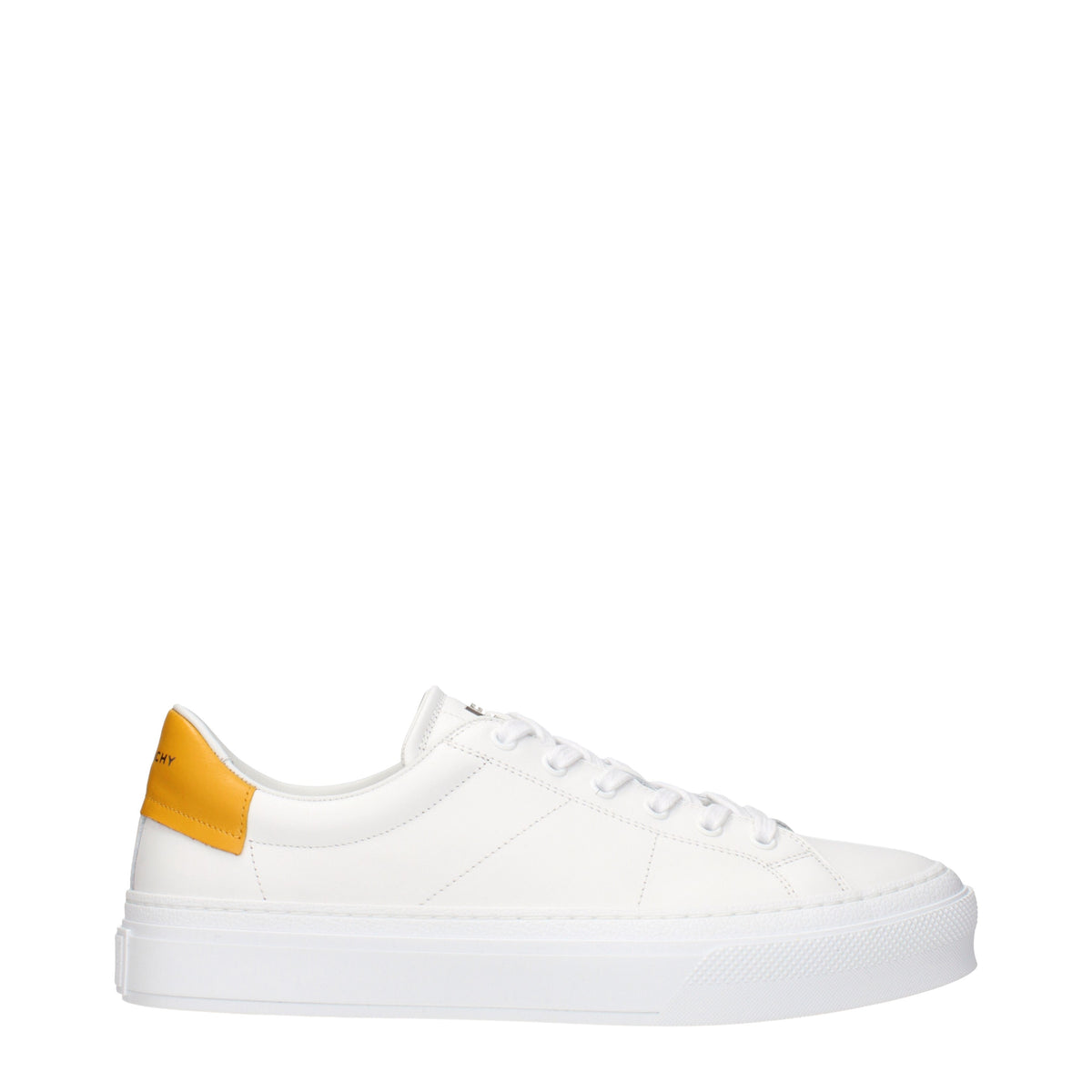 Givenchy Sneakers Men Leather White/Dark Yellow