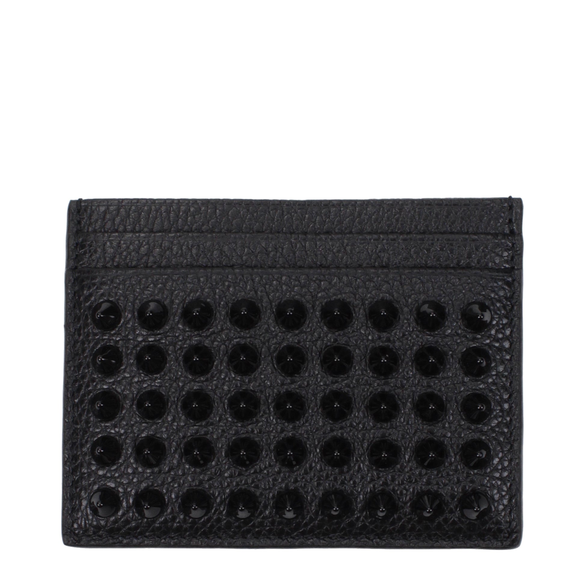 Louboutin Document Holders Men Leather Black