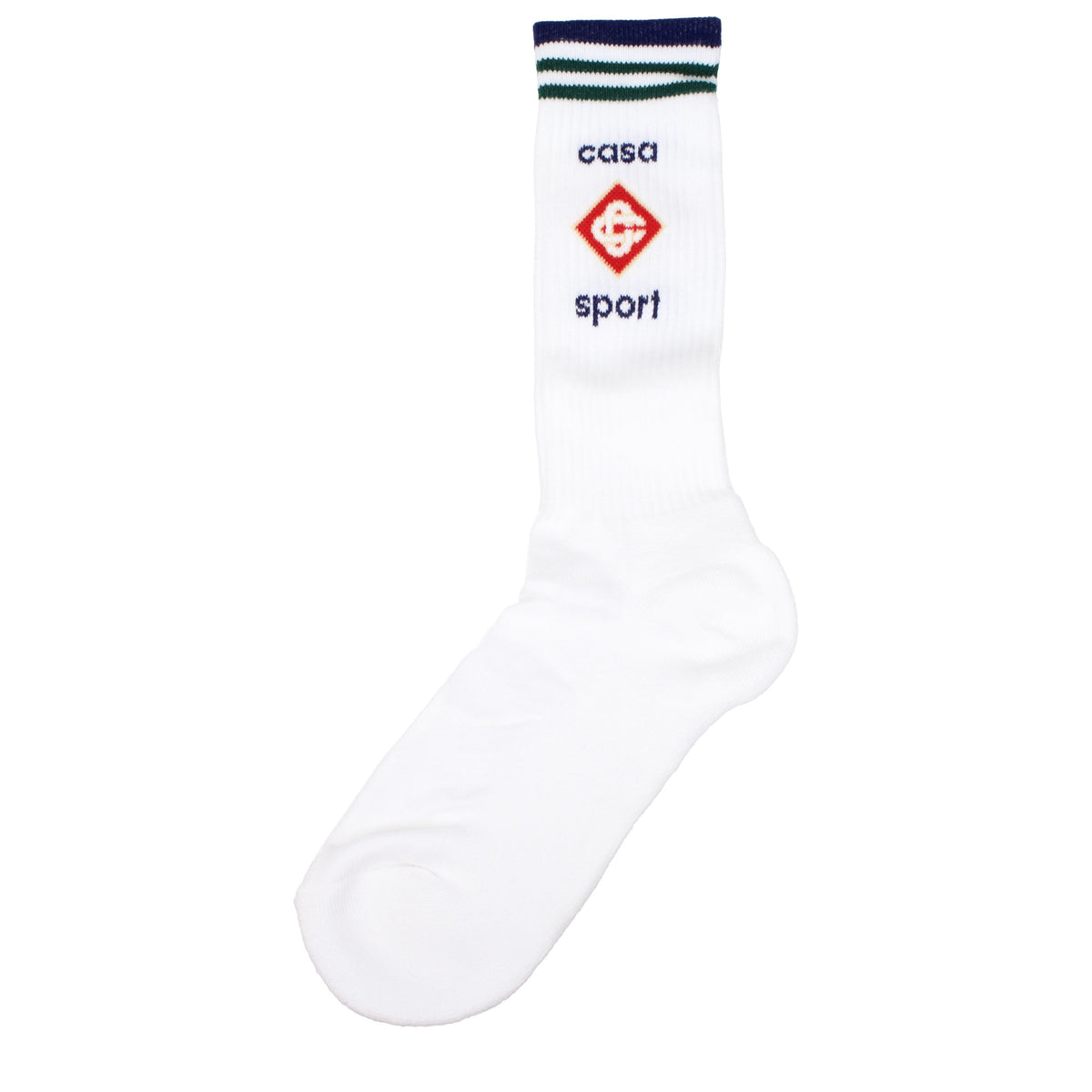 Casablanca Socks Women Cotton White/Blue