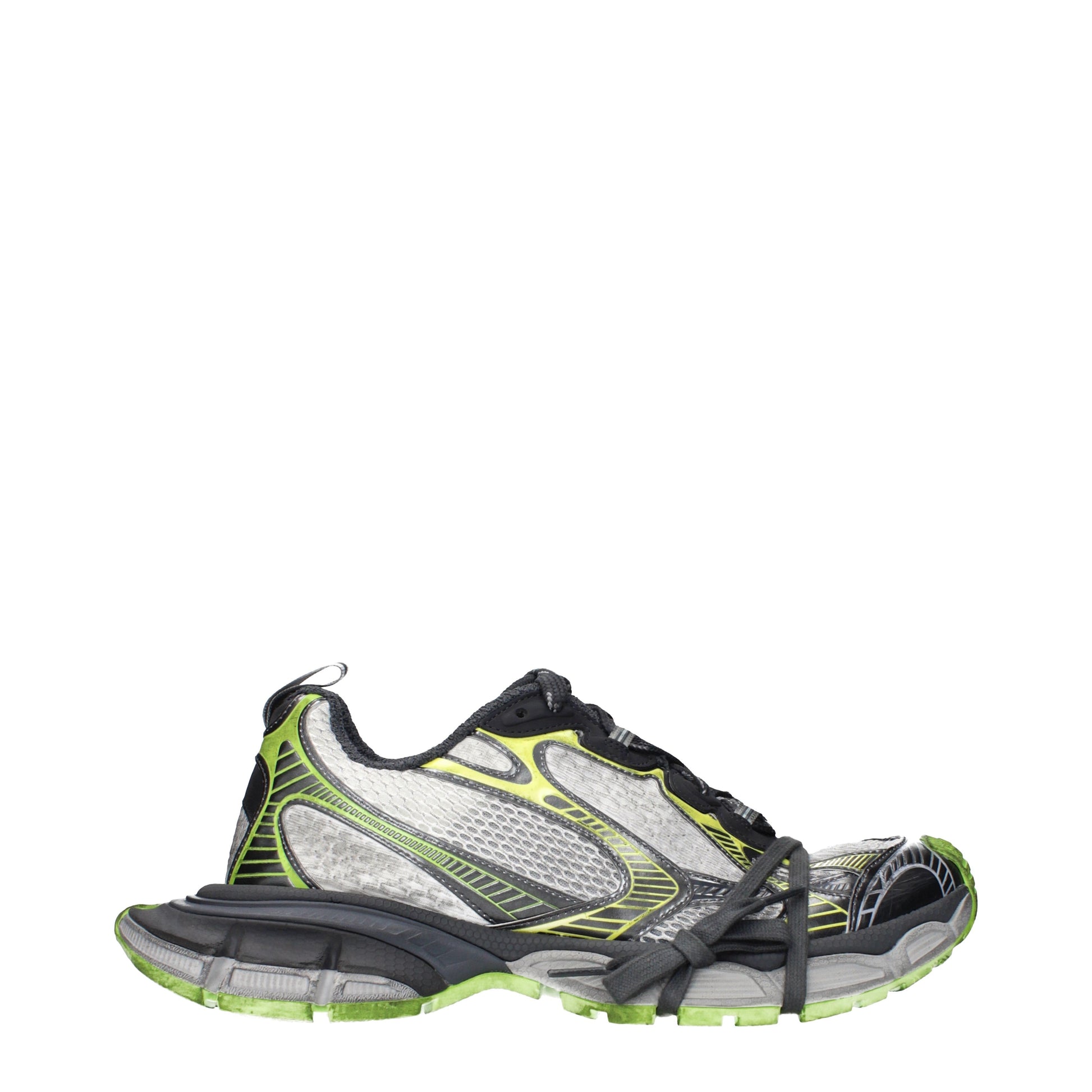 Balenciaga Sneakers Men Fabric  Gray/Green