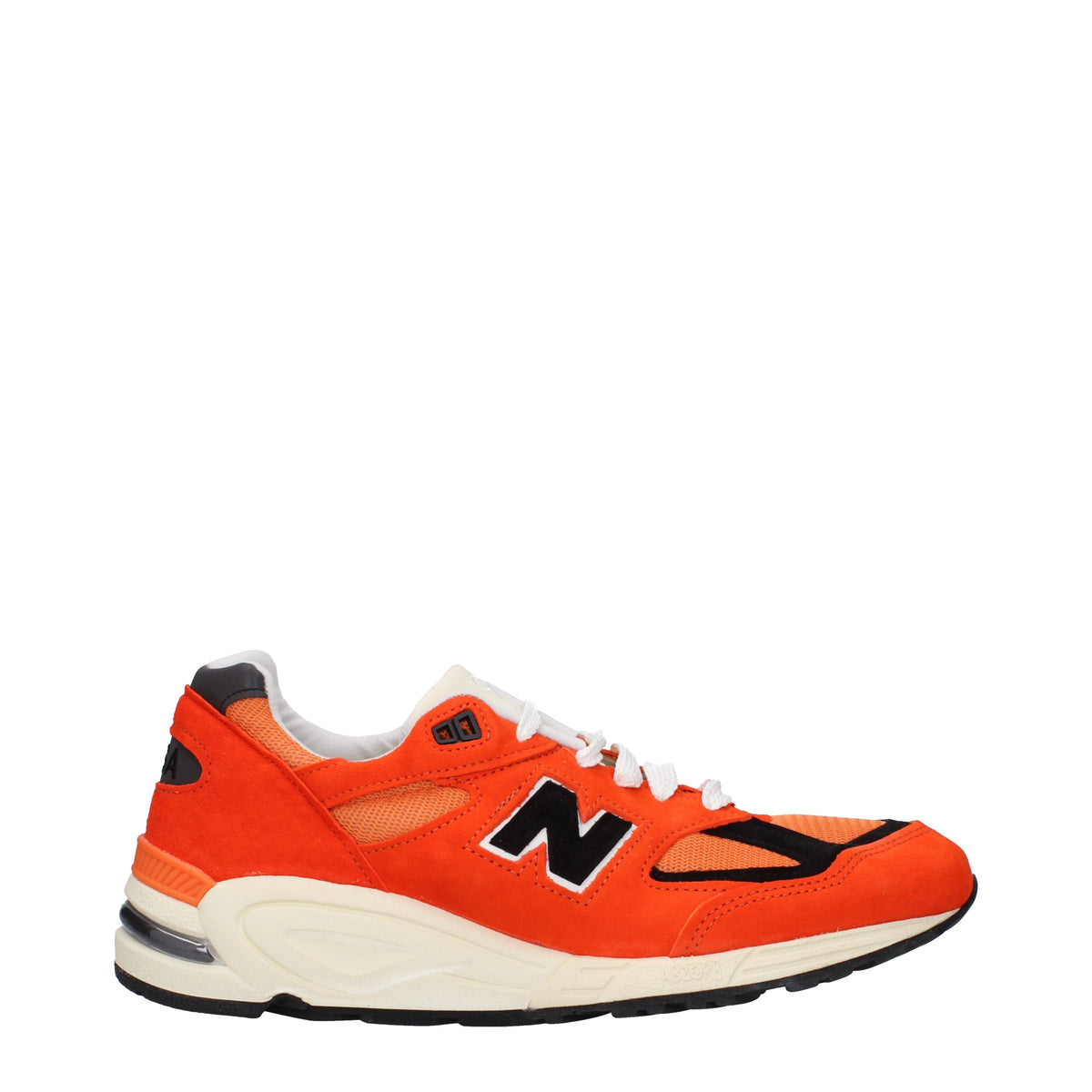 New Balance Sneakers Men Suede Orange
