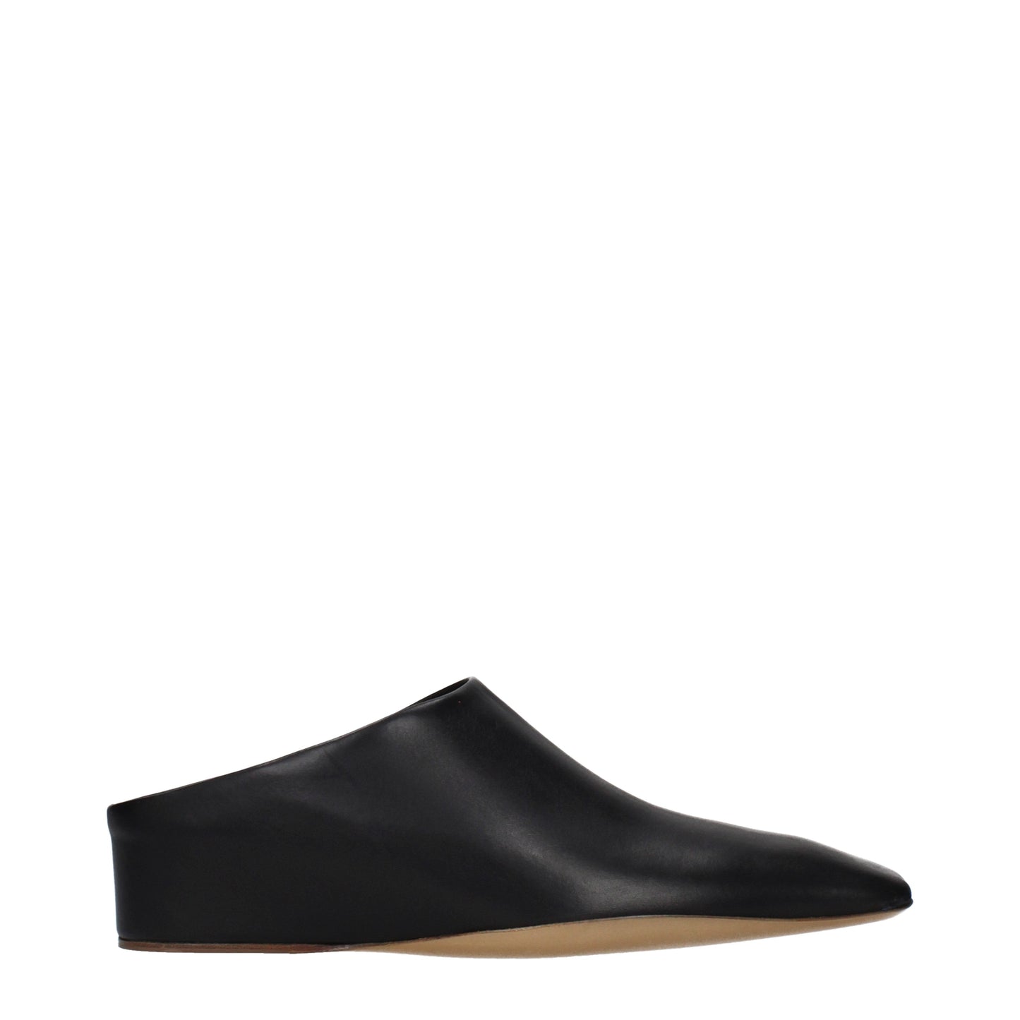 Jil Sander Slippers and Clogs Women Leather Black