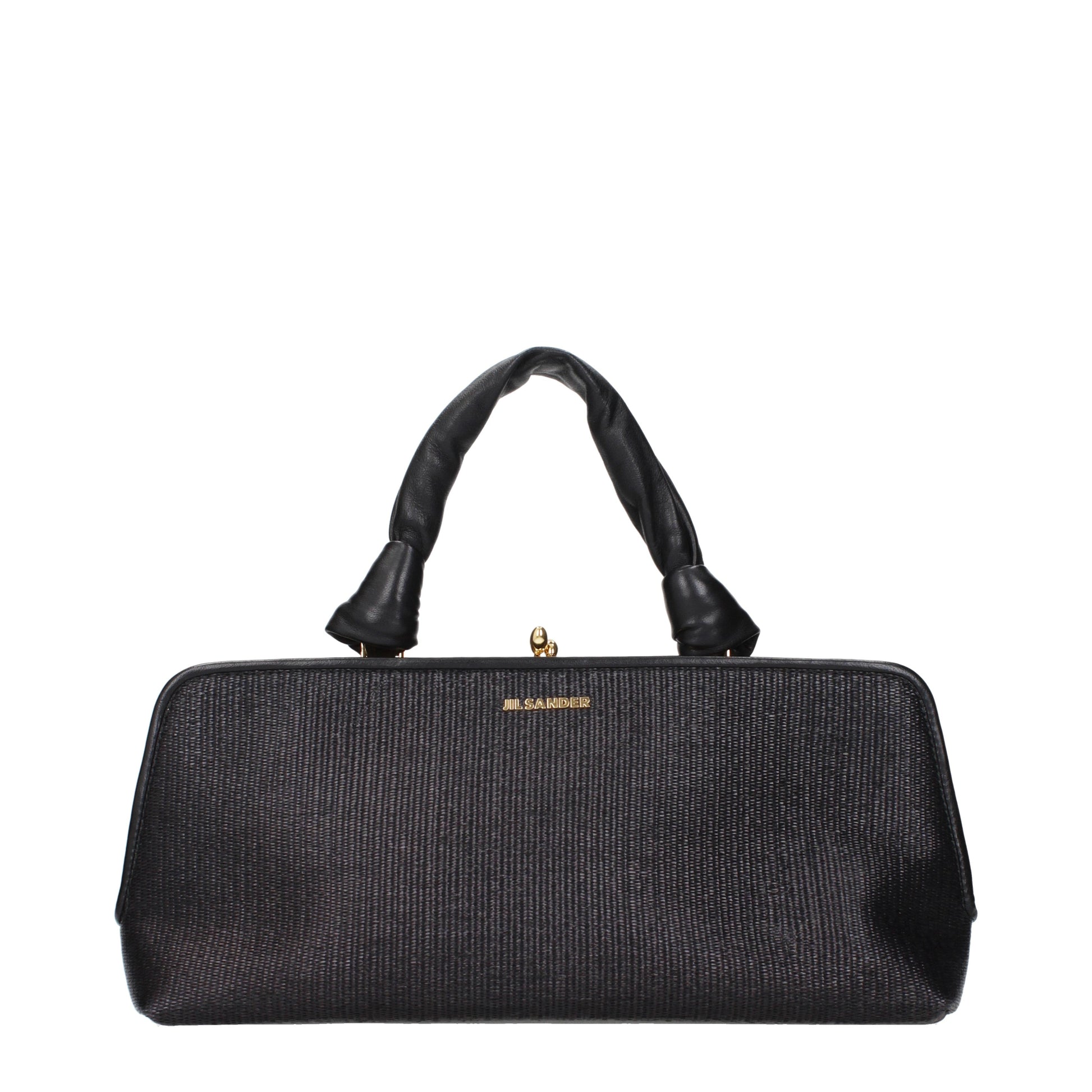 Jil Sander Handbags Women Raffia Black