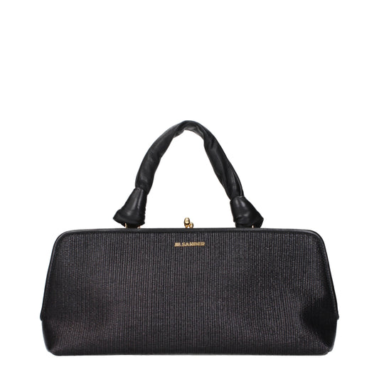 Jil Sander Handbags Women Raffia Black