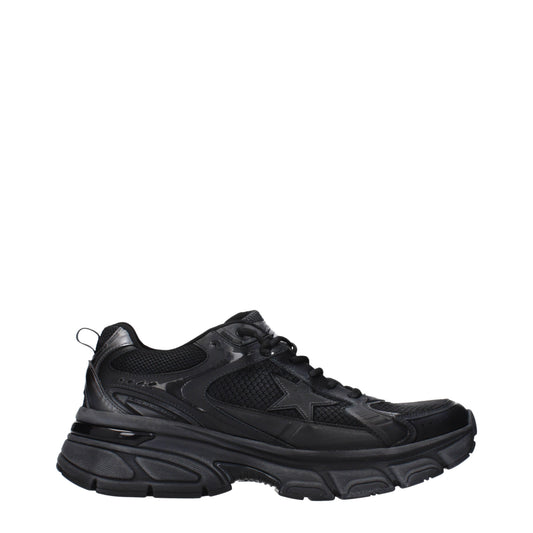 Golden Goose Sneakers Men Fabric  Black