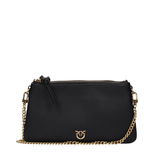 Pinko Shoulder Bags Women Leather Black