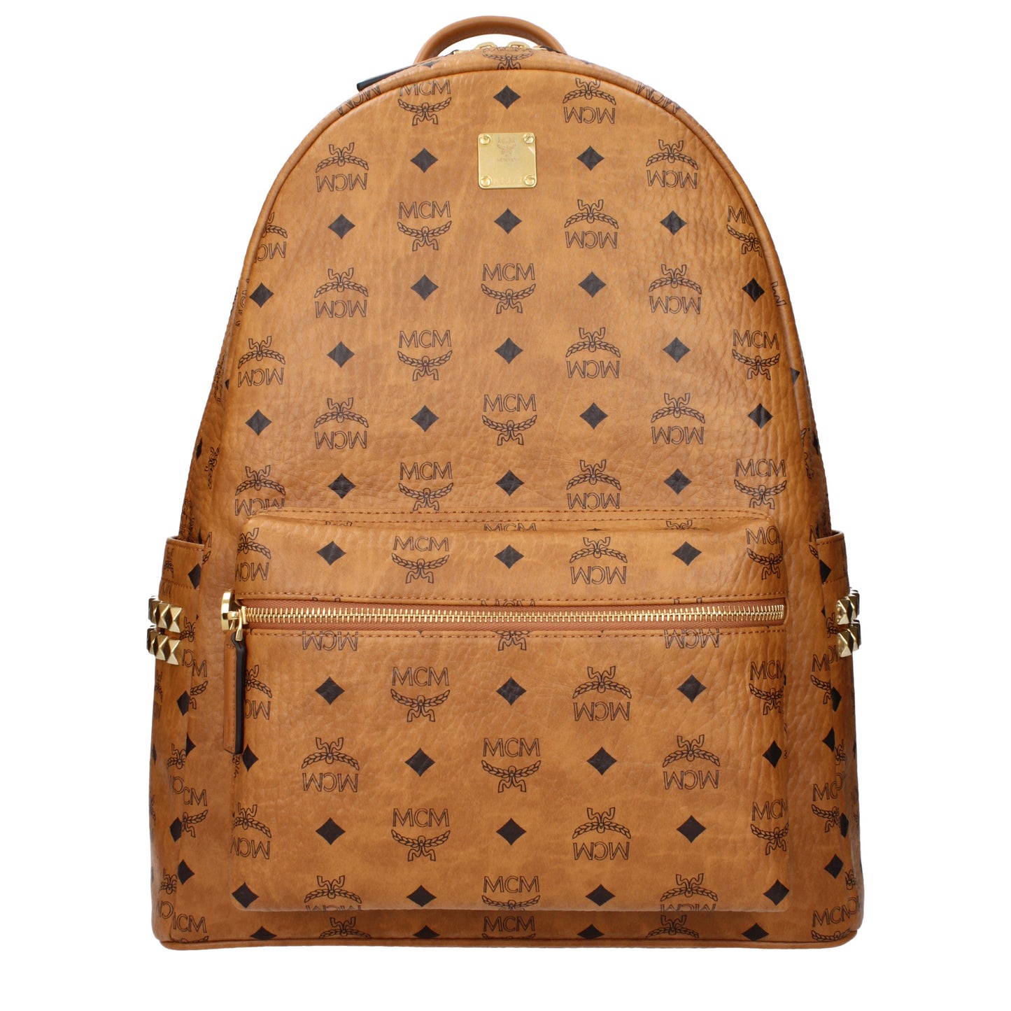 MCM Backpacks and Bumbags Men Fabric  Brown/Cognac