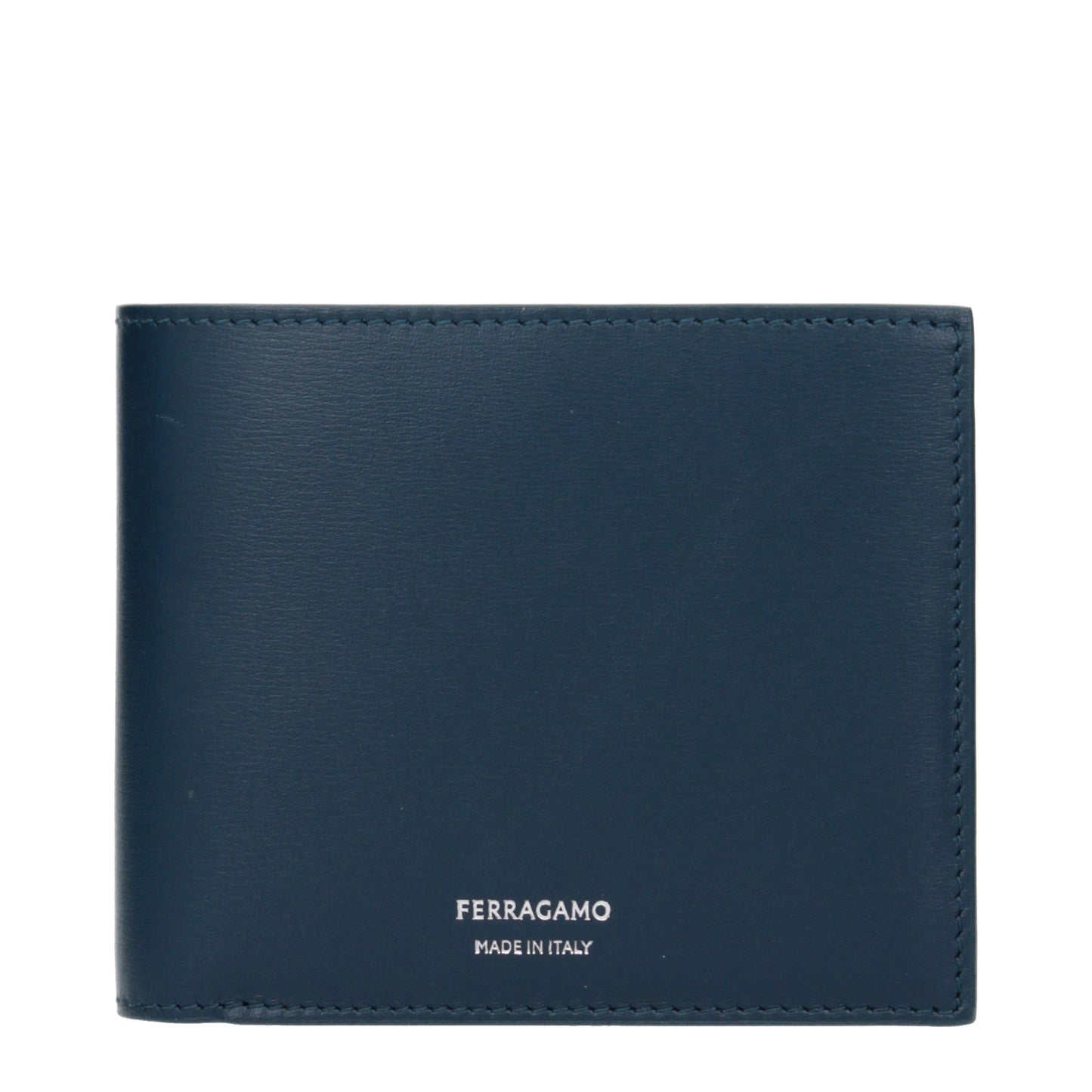 Salvatore Ferragamo Wallets Men Leather Blue/Octane