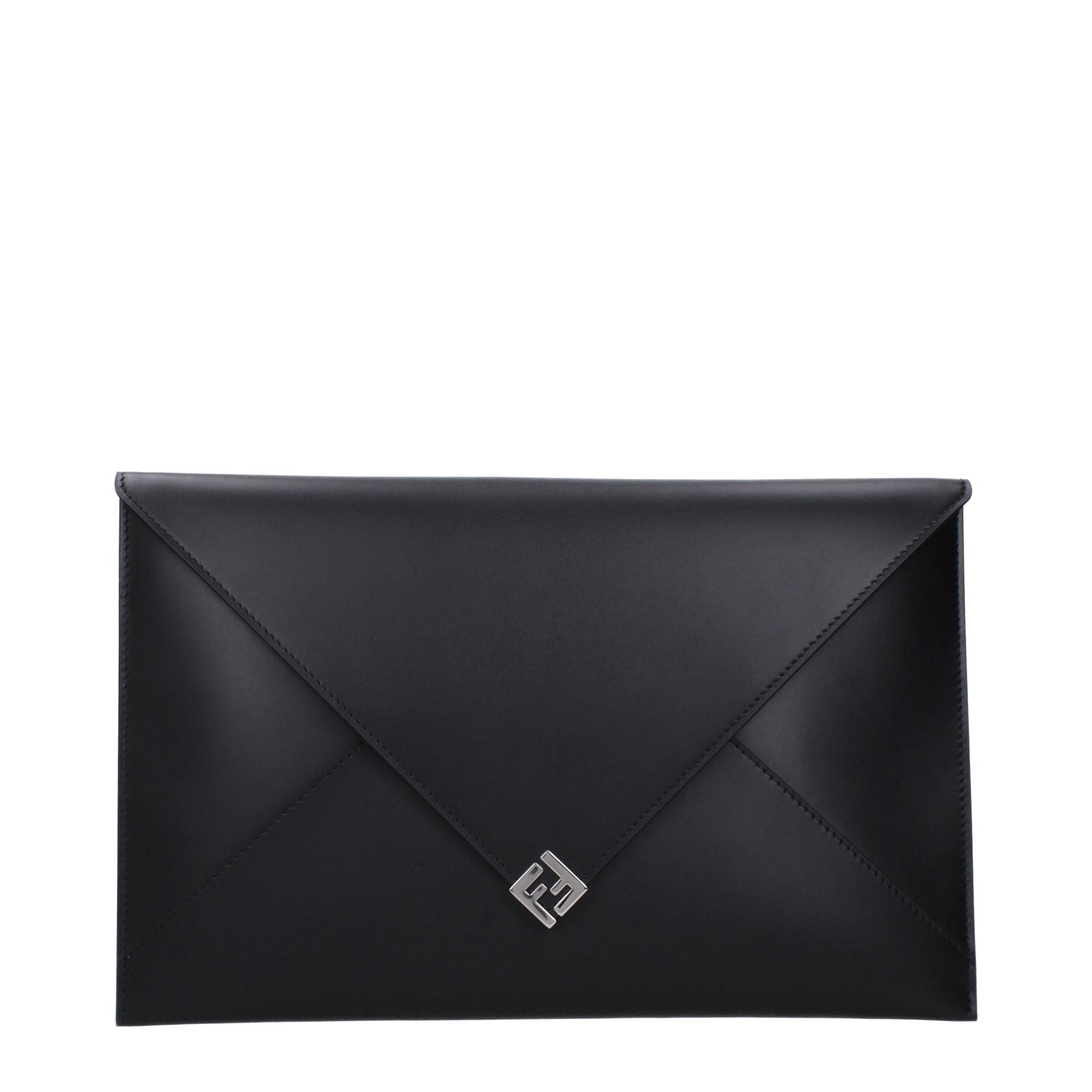 Fendi Clutches Men Leather Black