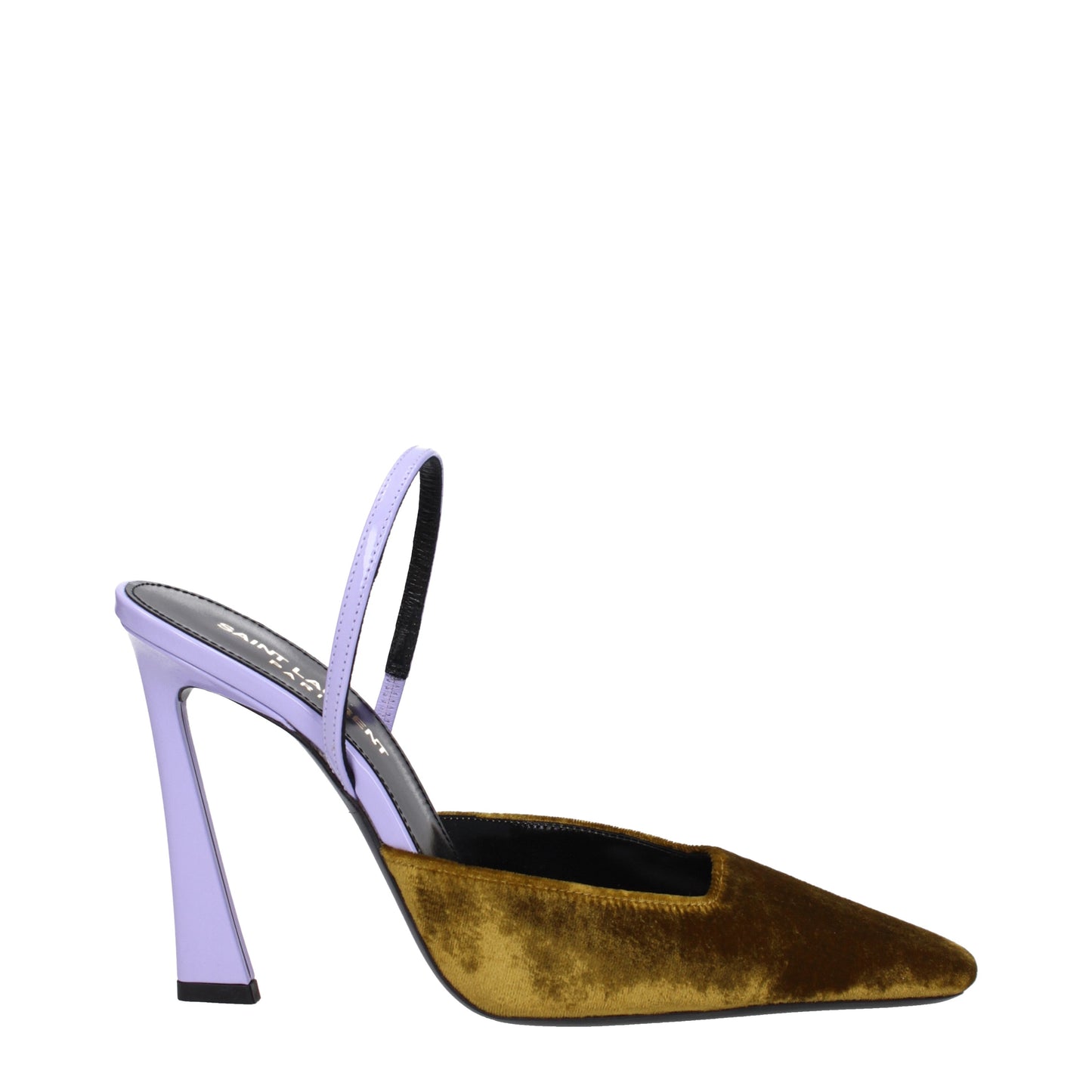 Saint Laurent Women's Sandals in Velvet Gold/Lilac