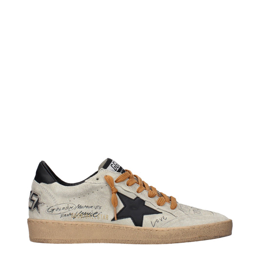 Golden Goose Sneakers Men Suede Gray/Black